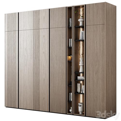 Modular wardrobes in modern style 62