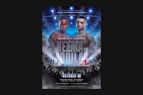 Boxing Match Flyer Template PSD