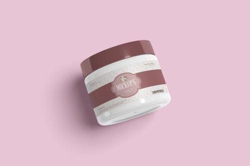 Cream Jar Mockups