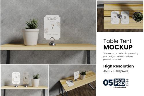 Table Tent Mockup