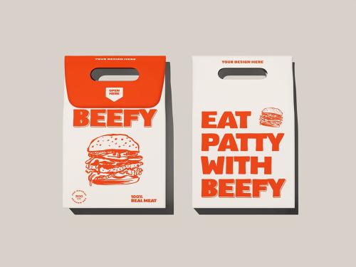 Food Bag Mockup