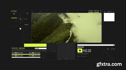 Videohive HUD Typography Monitoring 52912162