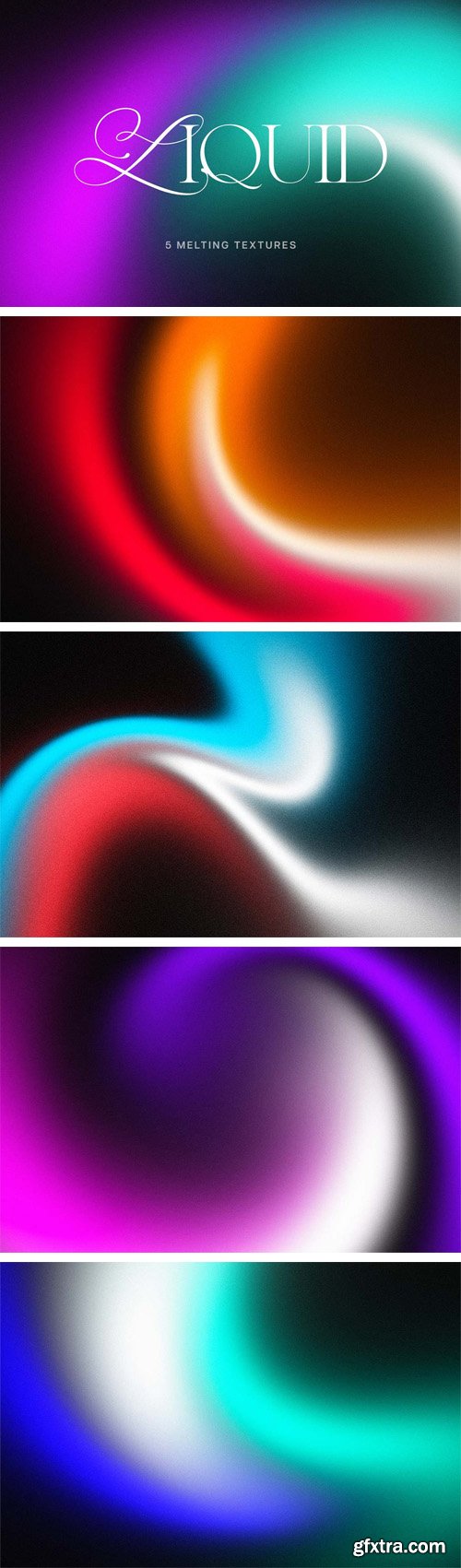 Melting Liquid Gradients - PSD Templates