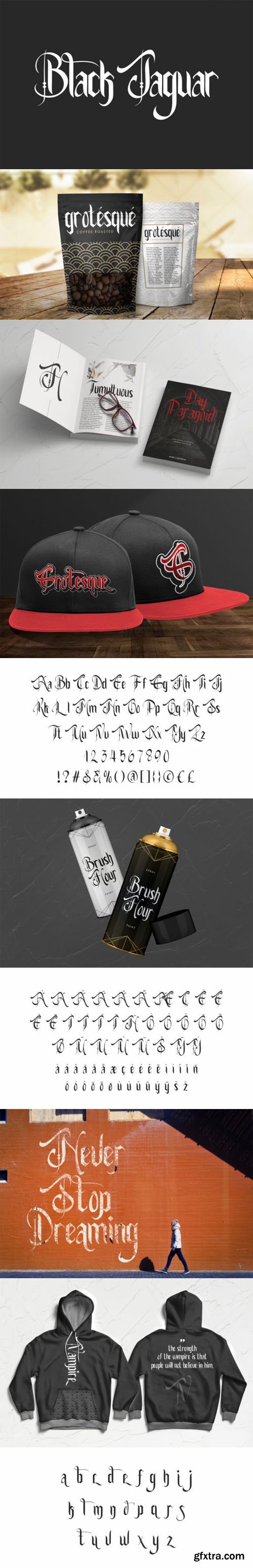 Black Jaguar - Blackletter Font