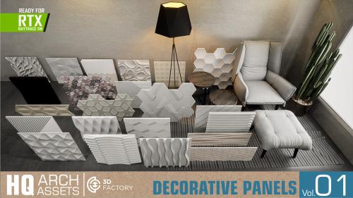 UnrealEngine - HQ Decorative Panels Vol. 1