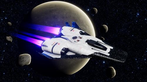 UnrealEngine - Colony Shuttle Spaceship