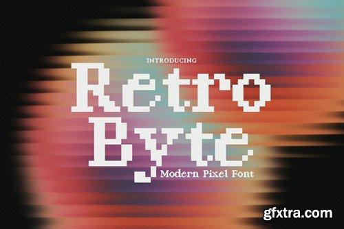 Retro Byte - Vintage 8Bit Video Game Font TYKYBBC