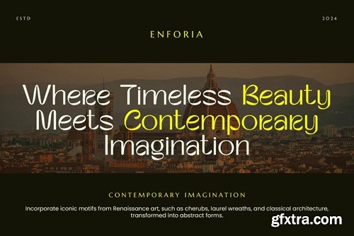 Enforia Classic Display Font CZSUQ6X