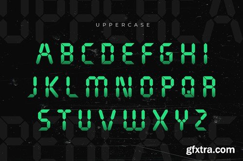 Segmenta - Futuristic Seven Segment Font + Webfont KP6C2PZ