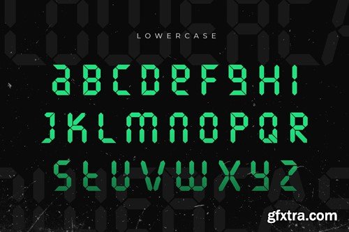 Segmenta - Futuristic Seven Segment Font + Webfont KP6C2PZ