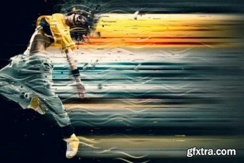 Run Motion Effect Photoshop Action