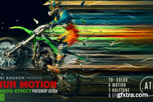 Run Motion Effect Photoshop Action