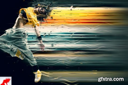 Run Motion Effect Photoshop Action