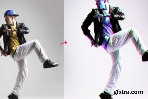 Hologram Photoshop Action