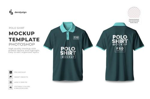 Polo Shirt Mockup Template