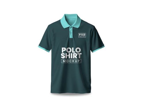 Polo Shirt Mockup Template