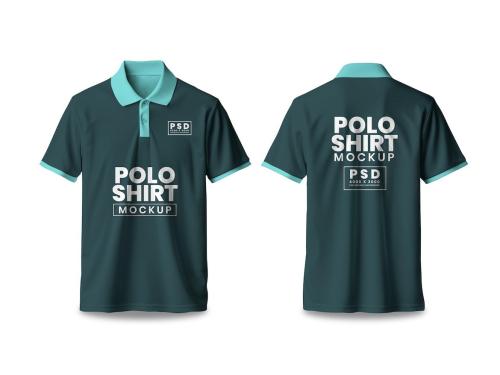 Polo Shirt Mockup Template