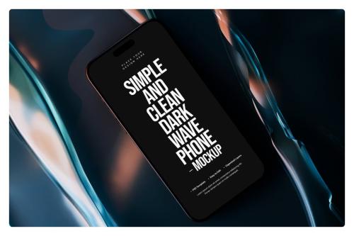 Dark Wave Smartphone Mockup