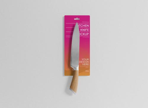 Kitchen Knife Packaging Mockup