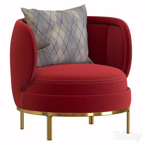 Wittmann Vuelta Swivel Lounge Armchair Designed by Jaime Hayon