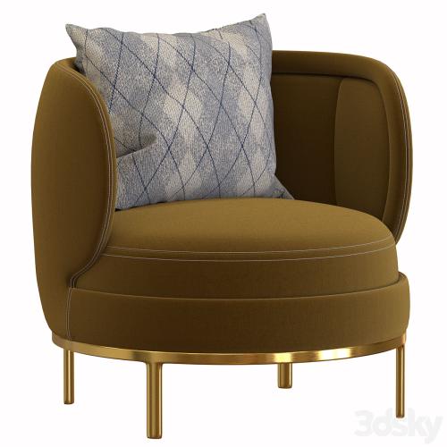 Wittmann Vuelta Swivel Lounge Armchair Designed by Jaime Hayon