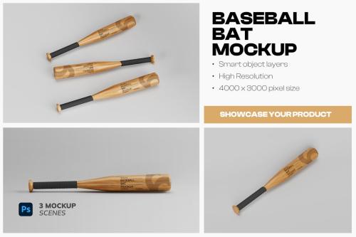 Baseball Bat Mockup