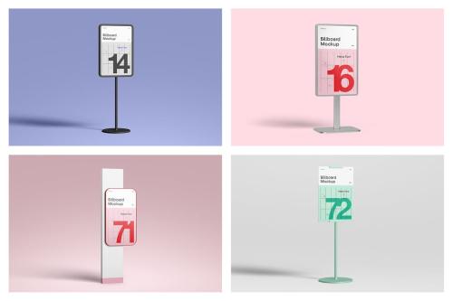 Signage Stand Mockups vol.6 - Advertising