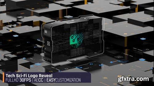 Videohive Tech Sci-fi Logo Reveal 52582778