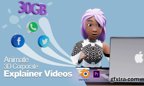 Animate 3D Corporate Explainer Videos In Blender And Premiere Pro