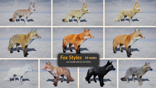 UnrealEngine - AnimX: Forest Animals