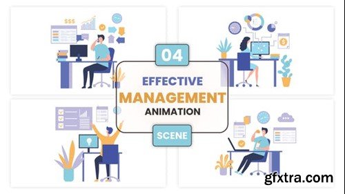 Videohive Effective Management Animation Scene 52949269