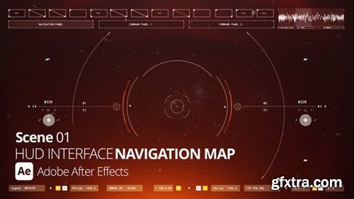 Videohive HUD Interface Navigation Map 01 Ae 52945780