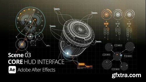 Videohive HUD Interface Core 03 Ae 52898178