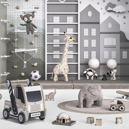 Toys , decor and furniture for nursery 125