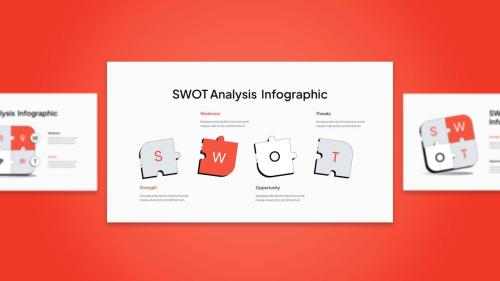 White Orange Modern SWOT Analysis Infographic 003