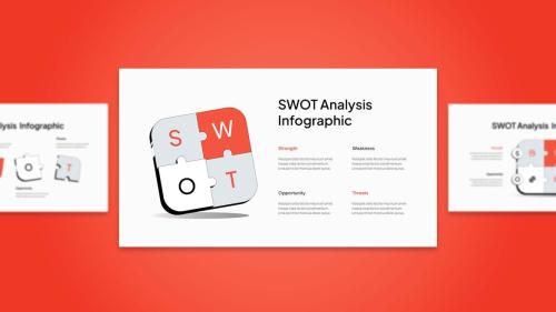 White Orange Modern SWOT Analysis Infographic 003