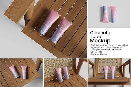 Cosmetic Tube Mockup