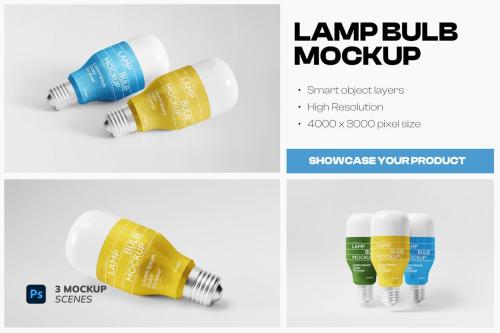 LED Bulb Mockup