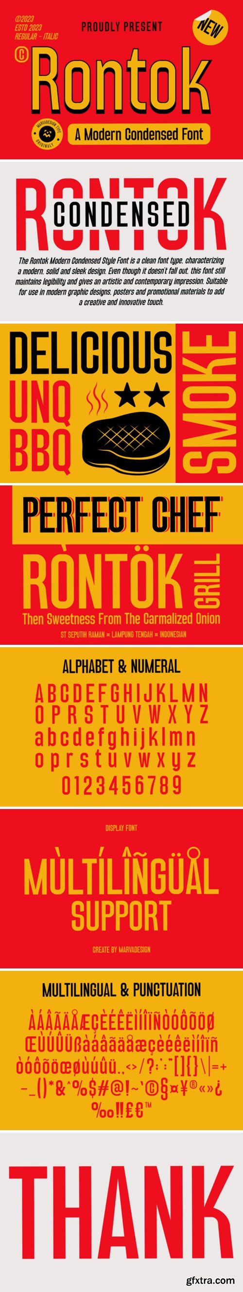 Rontok Font