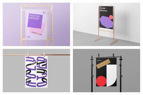 Picture Frame Mockups - Posters vol.5