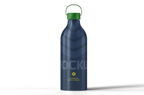 Aluminium Bottle Mockup