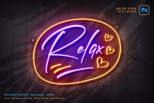 Neon Sign Board