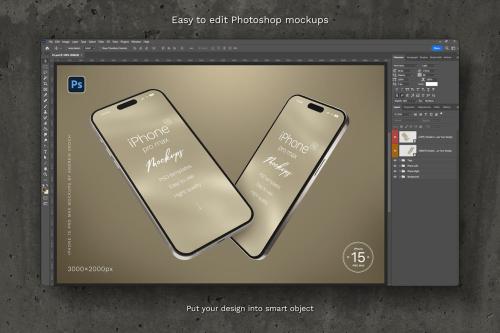 iPhone 15 Pro Max Mockup