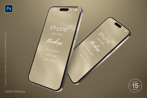 iPhone 15 Pro Max Mockup