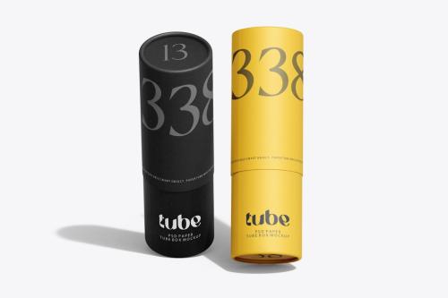 Cosmetic Paper Tube PSD Mockup