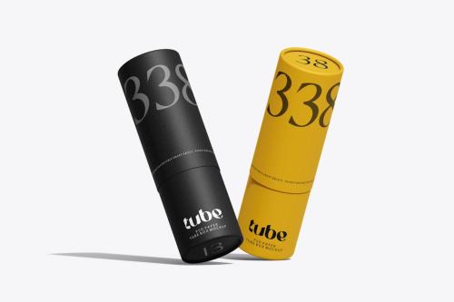 Cosmetic Paper Tube PSD Mockup