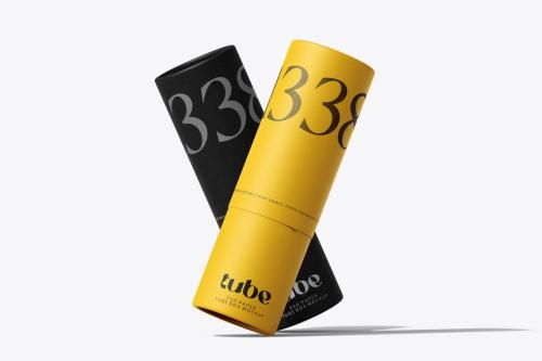 Cosmetic Paper Tube PSD Mockup