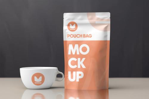 Pouch Bag With Cup