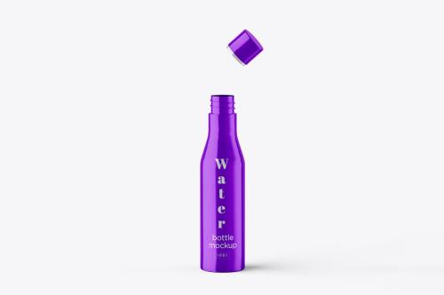 Steel Water Bottle PSD Mockup for Branding