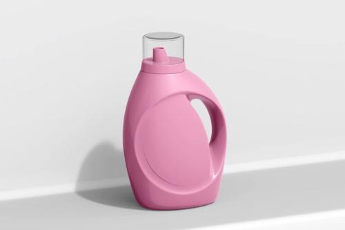 Detergent Plastic Bottle PSD Mockup